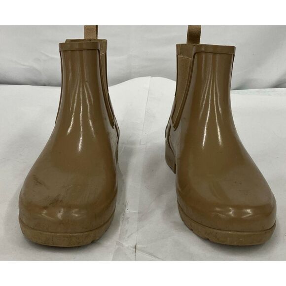Women's Hunter Tan Chelsea Boots Size 7 - Excellent Used Condition - Picture 5 of 5